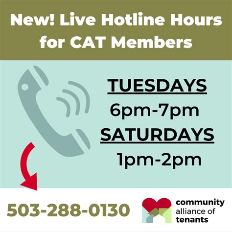 Hotline hours for RT.